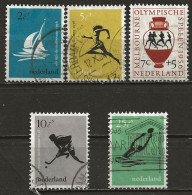 PAYS-BAS: Obl., YT N°654 à 658, Série, B/TB - Used Stamps