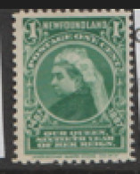 Newfoundland  1887   SG 66  1c Mounted Mint - 1865-1902