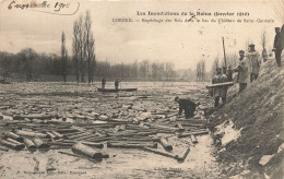 Corbeil * Les Inondations De La Seine , Janvier 1910 * Repêchage Des Bois Dans Le Château De St Germain * Crue - Corbeil Essonnes
