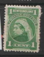 Newfoundland  1897   SG 85  1c Blue Green  Mint No Gum - 1865-1902