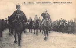 BRUXELLES - Avènement Du Roi Albert, 23 Décembre 1909 - Le Cortège En Cours De Route - Feiern, Ereignisse