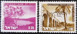 Israel 1973 Landscapes  Stampworld N° 599 Et 600 Complet - Gebruikt (zonder Tabs)