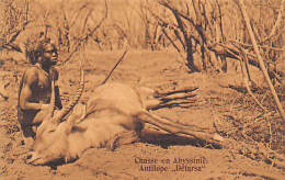 Ethiopia - Hunting In Abyssinia - Antelope Defarsa - Publ. J. A. Michel 6681 - Ethiopie