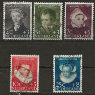 PAYS-BAS: Obl., YT N°661 à 665, Série, B/TB - Used Stamps