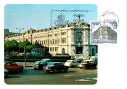 ESPAGNE CARTE MAXIMUM 1982 BANQUE D'ESPAGNE A MADRID - Tarjetas Máxima