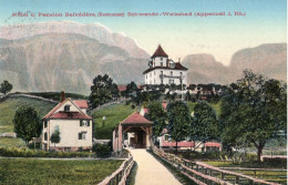 HOTEL U. PENSION BELVÉDÈRE - RESTAURANT - SCHWENDE-WEISSBAD - APPENZELL J. RH. - CARTOLINA FP SPEDITA NEL 1915 - Schwende