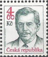168 Czech Republic  President V. Havel 1998 - Unused Stamps
