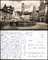 Ansichtskarte Schwäbisch Gmünd Marktplatz, Brunnen, Apotheke Uvm. 1957 - Schwäbisch Gmünd