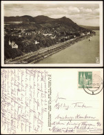 Ansichtskarte Königswinter Fliegeraufnahme, Rhein Partie 1948/1940 - Koenigswinter