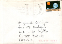 ESPAGNE SEUL SUR LETTRE POUR LA FRANCE 1992 - Cartas & Documentos