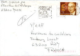 ESPAGNE SEUL SUR LETTRE POUR LA FRANCE 1988 - Storia Postale