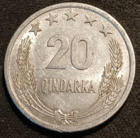 Pas Courant - ALBANIE - ALBANIA - 20 QINDARKA 1964 - KM 41 - ( République Populaire Socialiste ) - Albanien