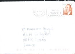 ESPAGNE SEUL SUR LETTRE POUR LA FRANCE 2004 - Lettres & Documents