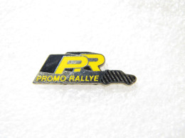 PIN'S   PROMO RALLYE  SILHOUETTE PEUGEOT 205 TURBO 16 - Rallye