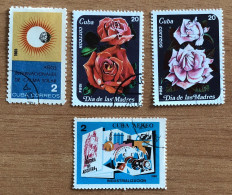 Cuba - 4 Stamps - Since 1965 - Usati