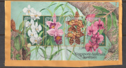 Singapore Stamps Used On Paper - Singapur (1959-...)