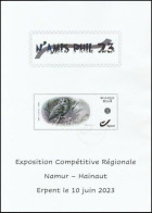 Feuillet NB / ZW Velletje** - A5 - Chouette Hulotte / Bosuil / Waldkauz / Tawny Owl / Strix Aluco - Erpent 2023 - BUZIN - Briefe U. Dokumente
