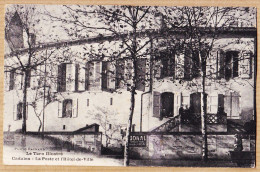 04076 / CADALEN Tarn La Poste Et L'Hôtel-de-Ville 1910s Photo RAYNAUD - Cadalen