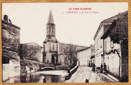 04075 / ♥️ ⭐ ◉  Rare CADALEN Tarn Le Lac Et L' Eglise 1910s à Julie MAZENS Aux Graïsses -Edition GARREJAT 3 - Cadalen