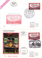 OLYMPIC GAMES ATLANTA, X2  COVERS FDC  1996  AUSTRIA - Sommer 1996: Atlanta