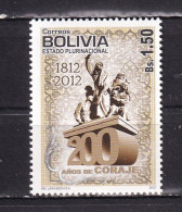 BOLIVIA-2012- HEROES-MNH. - Bolivia