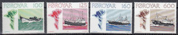 FÄRÖER  Jahrgang 1977, Postfrisch **, 24-30, Fischerei-Schiffe, Vögel - Féroé (Iles)