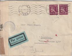 FINLANDE - LETTRE Censurée De Vaasa Le 17/01/1941 Pour Innsbruck - Storia Postale