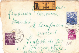 HISTORICAL DOCUMENTS  REGISTERED   COVERS NICE FRANKING 1935 COSTA RICA - Costa Rica