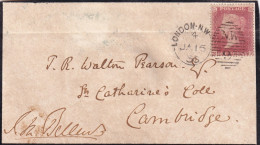 1858 - One Penny Red - Brieven En Documenten