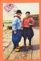 9398 / ⭐ Nederlandse Vissers Traditionele Kleding En Klompen Costuum 1910s Photochromie Serie 114 N° 2351 - Marken