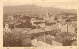 CPA - Algérie - BATNA - Vue Générale De La Ville - Ref. LL N° 32 _ J. Bernard Papeterie Tabacs BATNA * 2 Scans - Batna