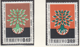 CHINA TAIWAN  357-358, Postfrisch **, Weltflüchtlingsjahr, 1960 - Neufs