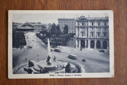 G377 Roma Piazza Esedra O Termini 1936 - Lugares Y Plazas