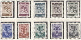 BOLIVIEN  606-615, Postfrisch **, Weltflüchtlingsjahr, 1960 - Bolivien