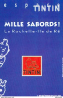 TINTIN : Flyer Librairie MILLE SABORDS - Hergé