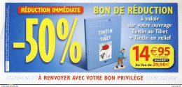 TINTIN : Flyer ARCHIVE TINTIN (2) - Hergé