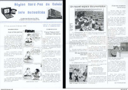 TINTIN , BLAKE ET MORTIMER , BINET : Flyer FRANCE TELECOM 1989 - Hergé