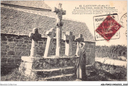 ABDP5-22-0380 - LANNION - Les Cinqs Croix - Route De Ploubeyre - Lannion