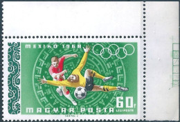 C5864 Hungary Olympics Mexico Sport Football MNH RARE - Ongebruikt