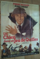 AFFICHE CINEMA FILM UN CHIEN DANS UN JEU DE QUILLES Pierre RICHARD GUILLOU 1983 TBE - Plakate & Poster