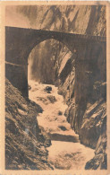 SUISSE - Die Teufelsprücke Am Gotthard - Vu D'un Pont - D'un Cour D'eau - Carte Postale Ancienne - Other & Unclassified