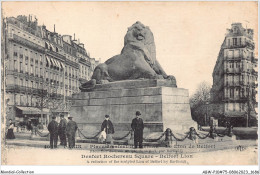 ABWP10-75-0820 - PARIS - Place - Denfer-rochereau - Le Lion De Belfort - Standbeelden