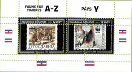 A7934 - REP.GUINEE - ERROR MISPERF Stamp Sheet - 2021  ANIMALS FAUNA  WWF - Autres & Non Classés