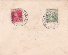 HISTORICAL DOCUMENTS  REGISTERED   COVERS NICE FRANKING 1918  HUNGARY - Storia Postale