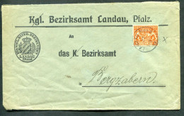 Bayern DIENST 22x GUTE PAPIERSORTE Als EF Von LANDAU (19655 - Other & Unclassified