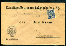 Bayern DIENST 28x Gute PAPIERSORTE Als EF Von Ludwigshafen Nach Bergzabern(19654 - Other & Unclassified