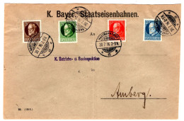 Bayern DIENST 12/15 Schöner SATZBRIEF (L3136 - Other & Unclassified