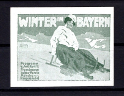 Bayern Ca 1912 FREMDENVERKEHRSVEREIN MÜNCHEN  Schöne Vignette (T9032 - Sonstige & Ohne Zuordnung