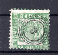 Baden 21a Schönes Stück Gest. BPP 700EUR (19103 - Autres & Non Classés