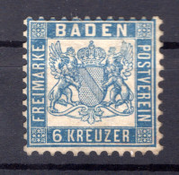 Baden 19b GUTE FARBE * MH 300EUR (T7330 - Otros & Sin Clasificación